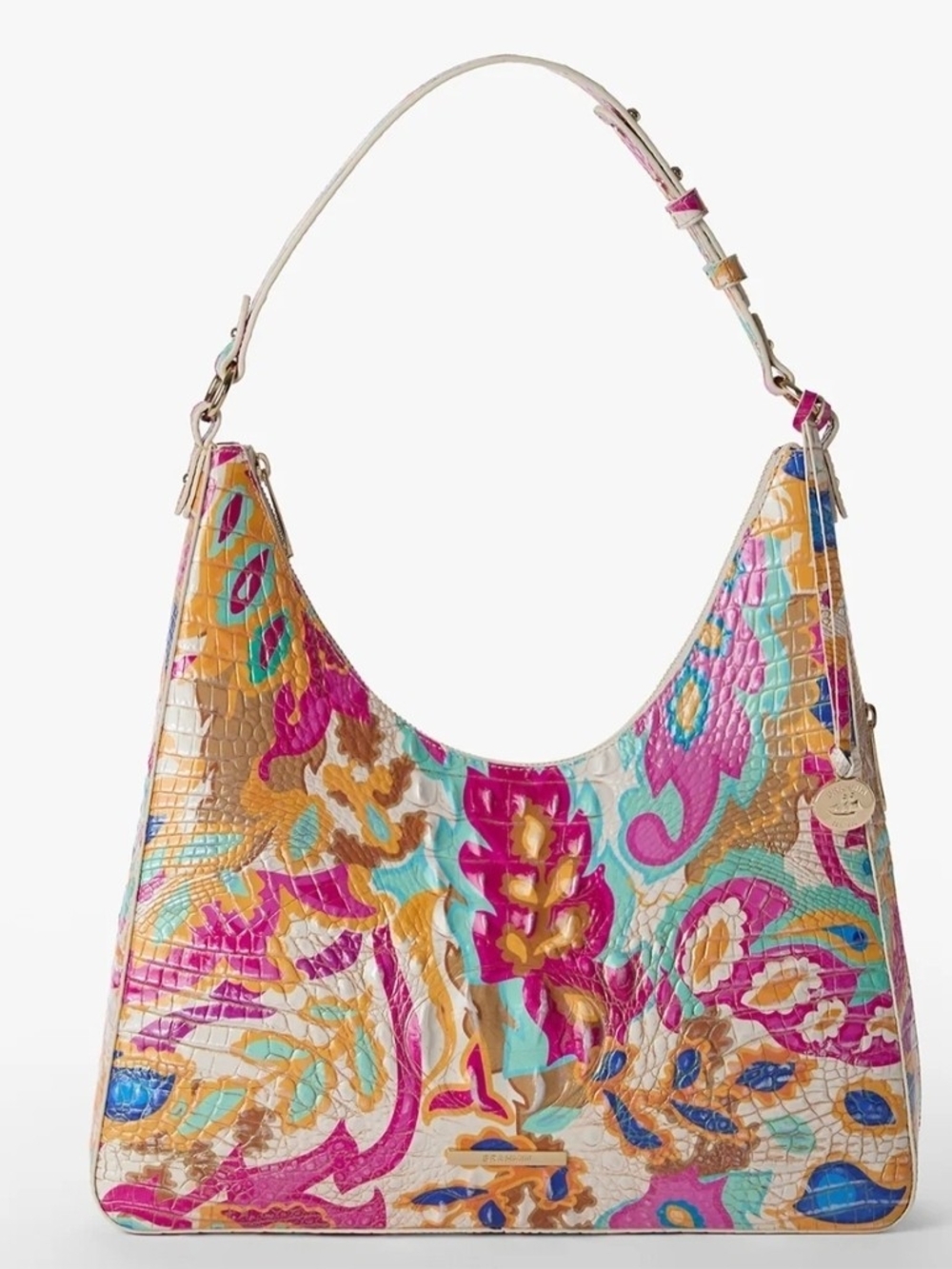💕▪️Brahmin ▪️ Paisley Embossed Hobo Bag